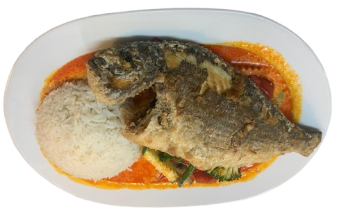 Ganze gebackene Dorade (leicht scharf, 500g)